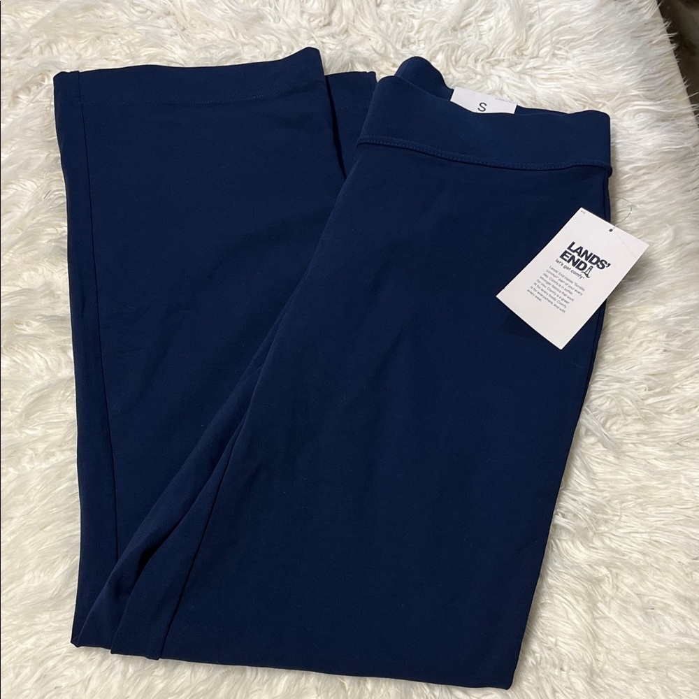 Lands' End womens Dark Blue Leggings